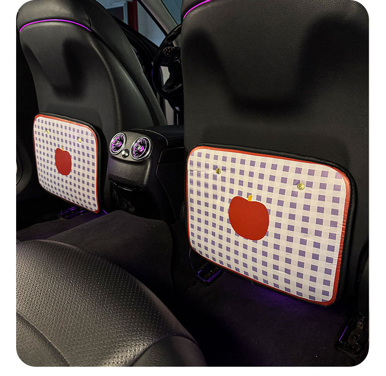 Blue Apple Anti-Kick Pad Universal Rear Seat Back Anti-Dirty Protective Pad Car Rear Seat Protective Pad Anti-Wear Pad