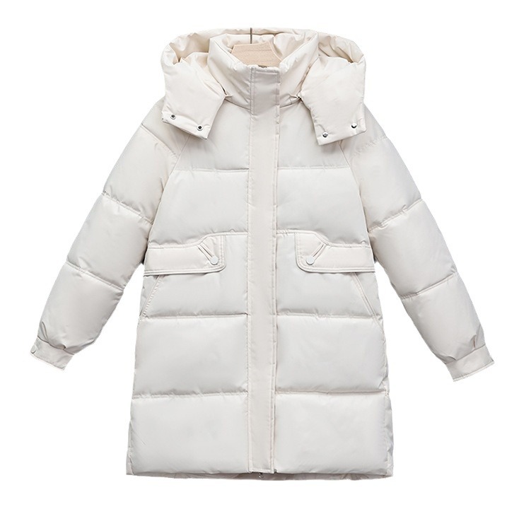 2025 invierno plumón de algodón para mujeres nuevas moda de comercio exterior coreano grueso abrigo suelto de moda image 5