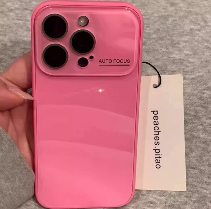 Suitable for iPhone 18 Pro Max, solid color glass case with large viewing window, Apple 17 premium soft edge protective cover Suitable for iPhone 18 Pro Max, solid color glass case with large viewing window, Apple 17 premium soft edge protective cover