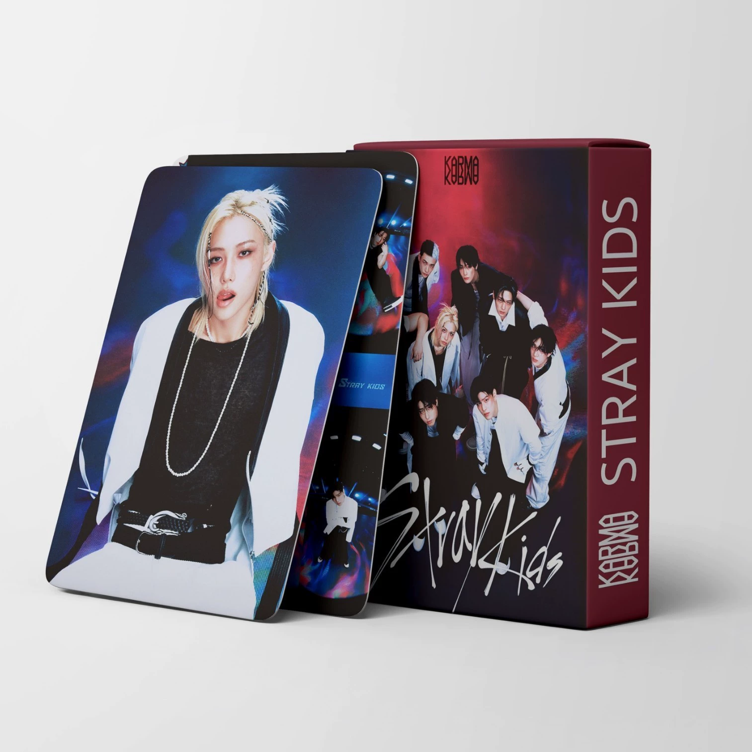 Большое количество 55 шт. набор цепочек Stray Kids маленькие карточки в наличии, Фан Чан и Ли Мин, фанатские KPOP LOMO карточки