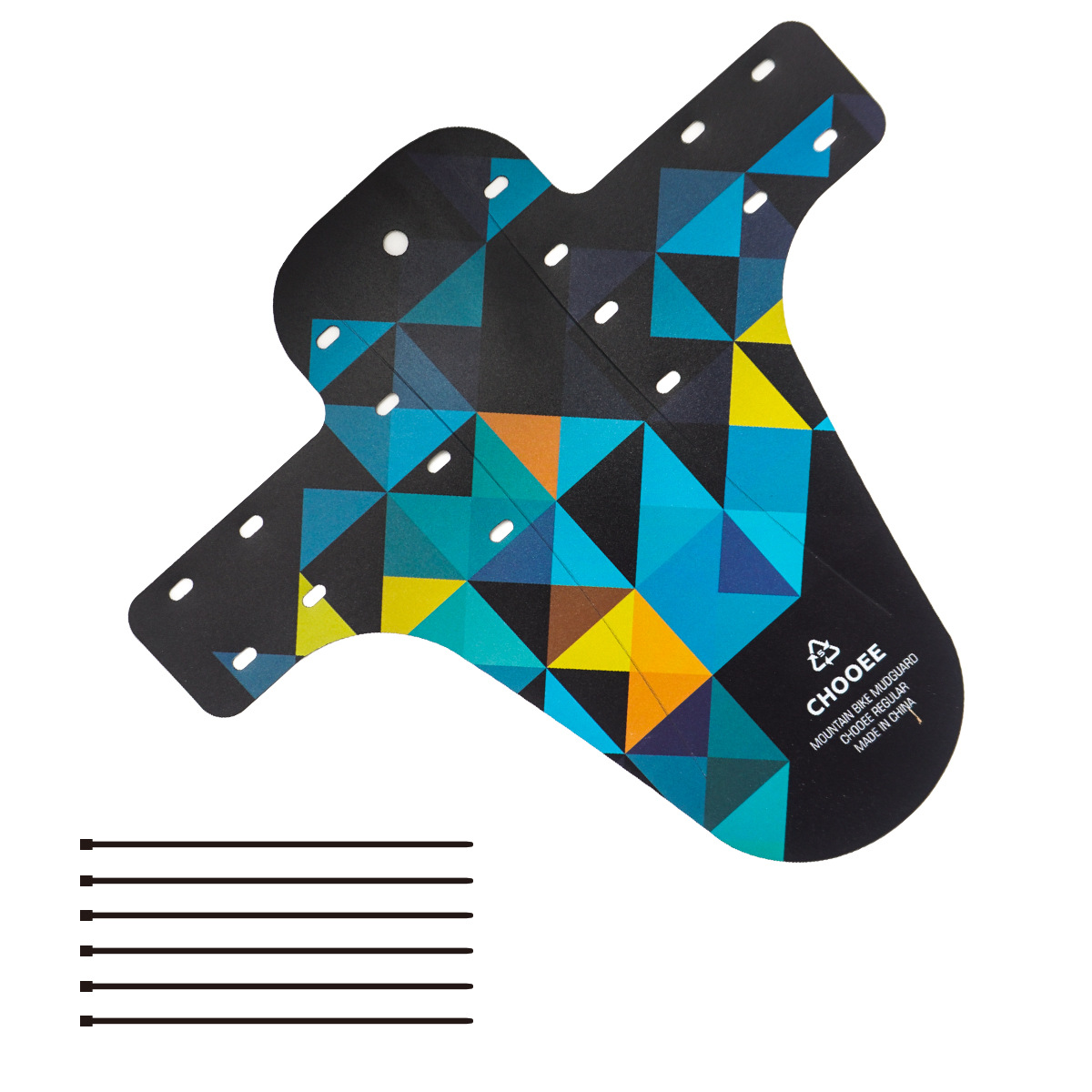 Chooee fibra de carbono guardabarros bicicleta de montaña delantera y trasera universal guardabarros bicicleta cuesta abajo guardabarros fresco