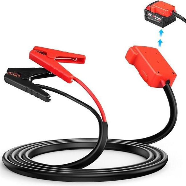 Jumper Cable Clamp 18V Battery Jumper Starter, Car Booster Cable, Car Auxiliary Starter