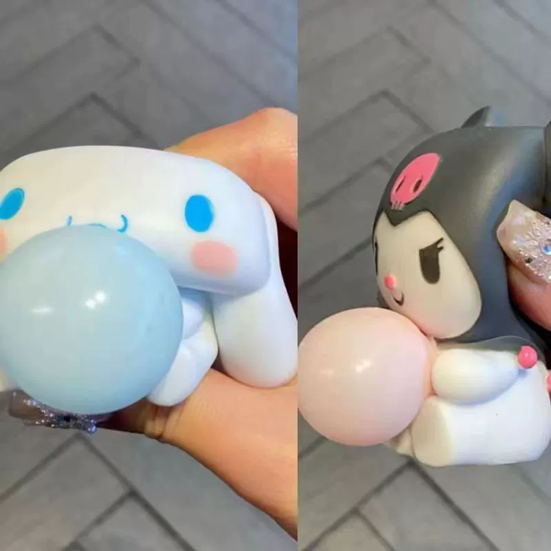 Игрушка для сжатия Sanrio Kuromi Melody Cinnamoroll — 6×5×6 см, антистресс для детей