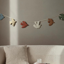 韩国ins风布艺小鸟吊饰壁饰儿童房装饰背景幼儿园挂件墙挂件拉花