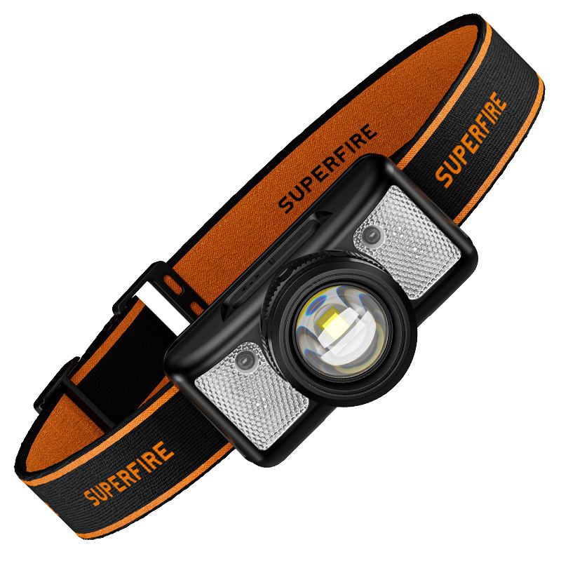 Shenhua HL91 luz de inducción alta luz nocturna pescador especial de carga super brillante y larga duración iluminación montada en la cabeza