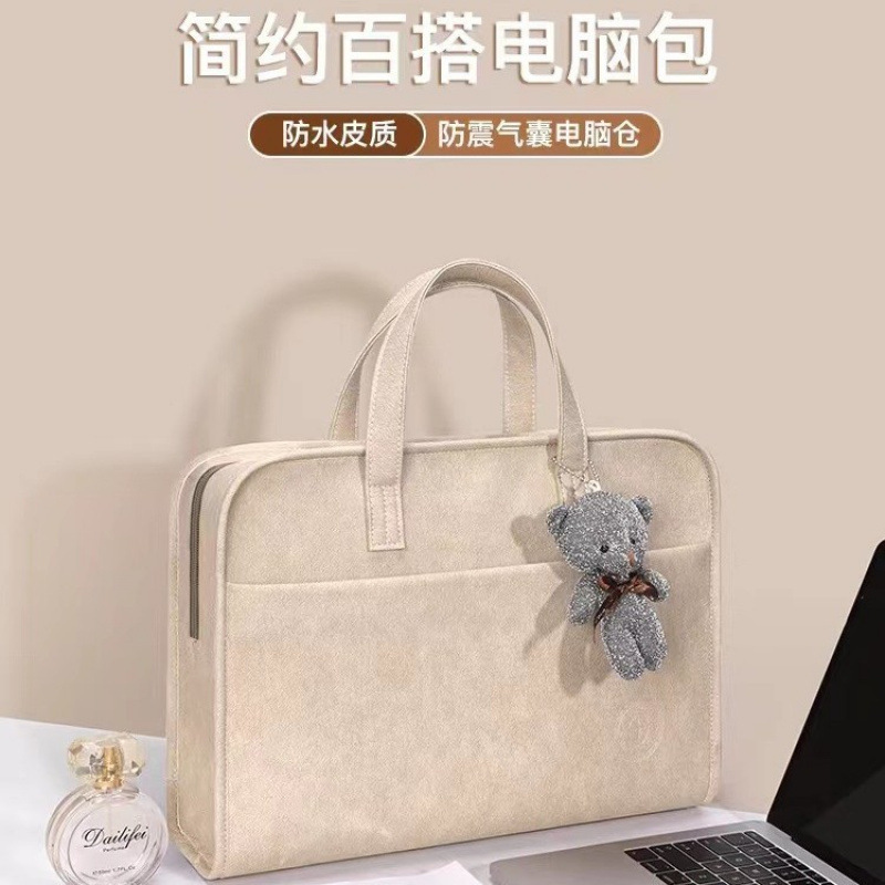 컴퓨터 가방은 보기에도 좋고 휴대성이 뛰어나며 낙하 방지 기능이 있어 충격 방지 Apple 노트북에 적합하며 단순하고 두꺼워서 어깨에 걸칠 수 있습니다.