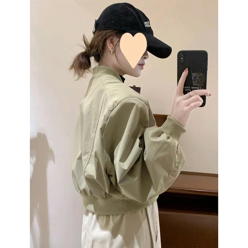 American Retro Baseball Jacket for Women, Spring 2026 New Style, Casual Versatile Short Jacket for Petite Figures American Retro Baseball Jacket for Women, Spring 2026 New Style, Casual Versatile Short Jacket for Petite Figures