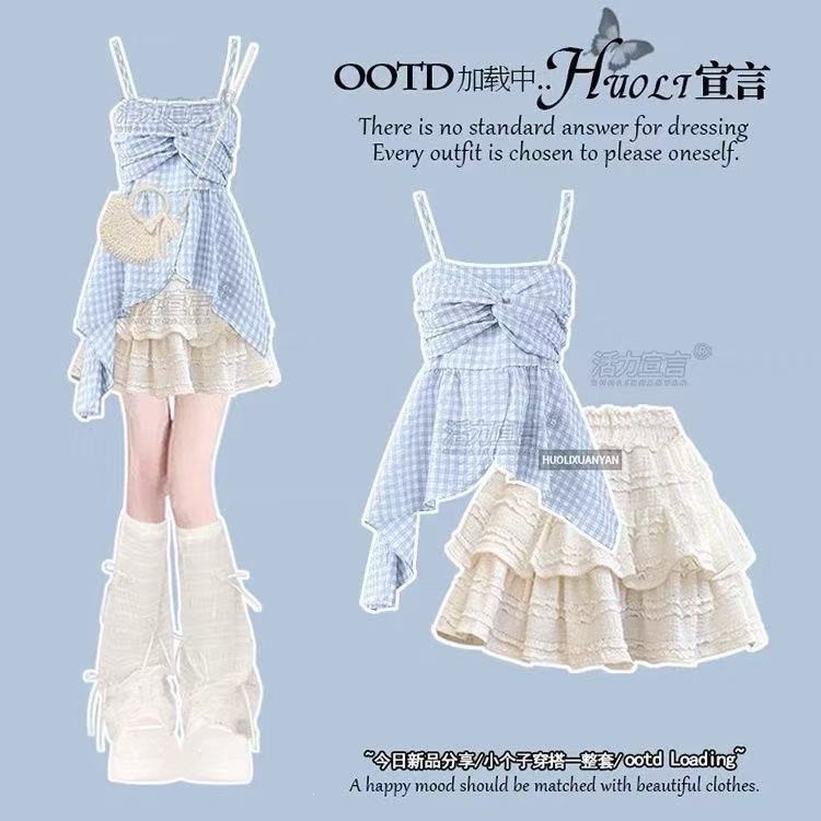 Original fabric and workmanship, 2026 new style fresh and cute color-blocked short-sleeved t-shirt with front shoulder.