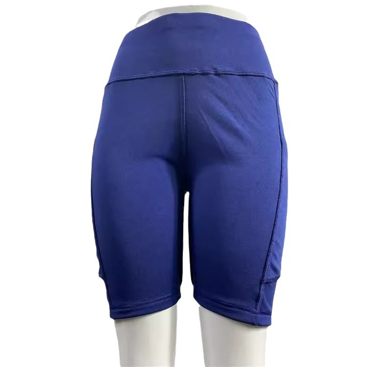Damenbekleidung neue mehrfarbige, hoch taillierte, hochelastische Fitness-Lauf-Yoga-Sport-Shorts XY648_voghion.com