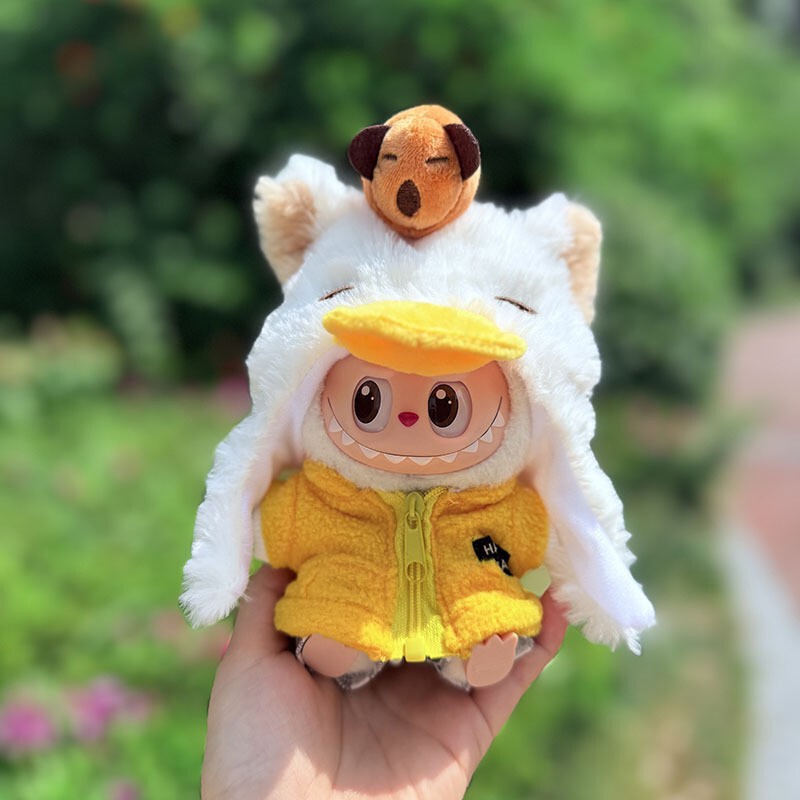仅衣服] 一/二代La布布衣服挂件拉布布坐坐派对娃衣挂件草莓熊萌|undefined