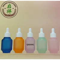 Спотовая поставка 30ml цветной газовый барабан стеклянная бутылка Макрон цвета эссенка разливочная бутылка капельного масла бутылка