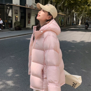 90白鸭绒羽绒服冬季新款轻薄排骨男女情侣户外短款外套潮流