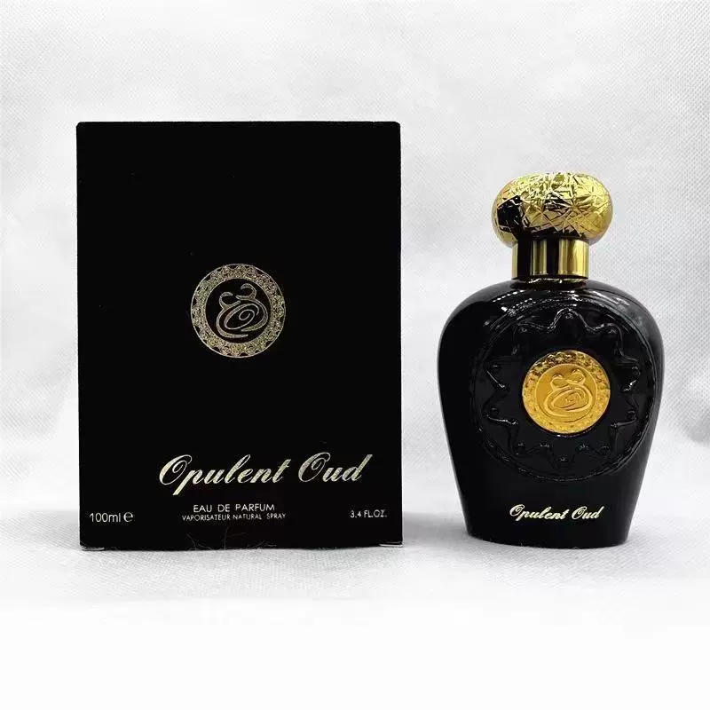 Популярный трансграничный OPULENT OUD черный флокированный парфюм из Дубая, Ближний Восток, арабская ниша, экспорт высококачественных духов
