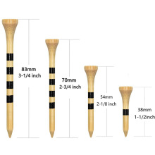 高尔夫球钉条纹TEE竹钉条纹款高尔夫球TEE70/83mm球托球座