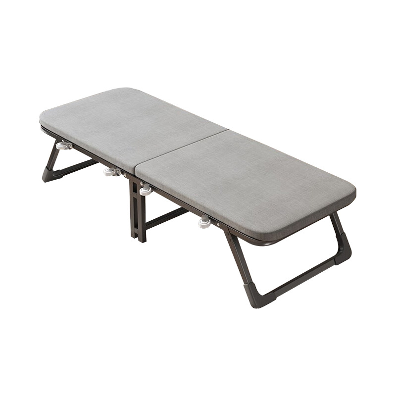 Cama plegable portátil de tela doble, cama auxiliar simple para hospital, alquiler de oficina, descanso para el almuerzo, cama plegable individual
