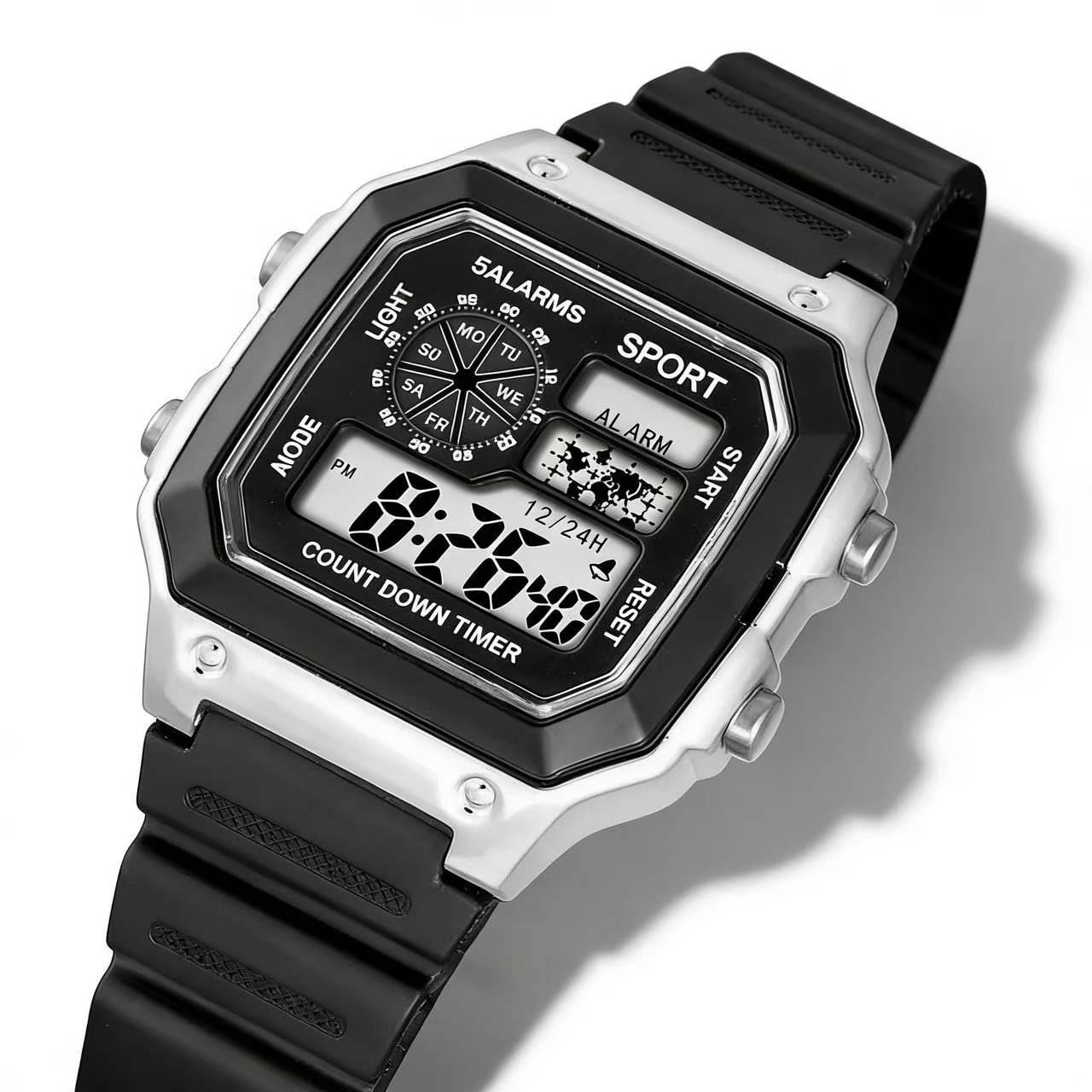 student watch outdoor sports multifunctional small square children’s watch men’s korean-style simple fashionable electronic watch women’s