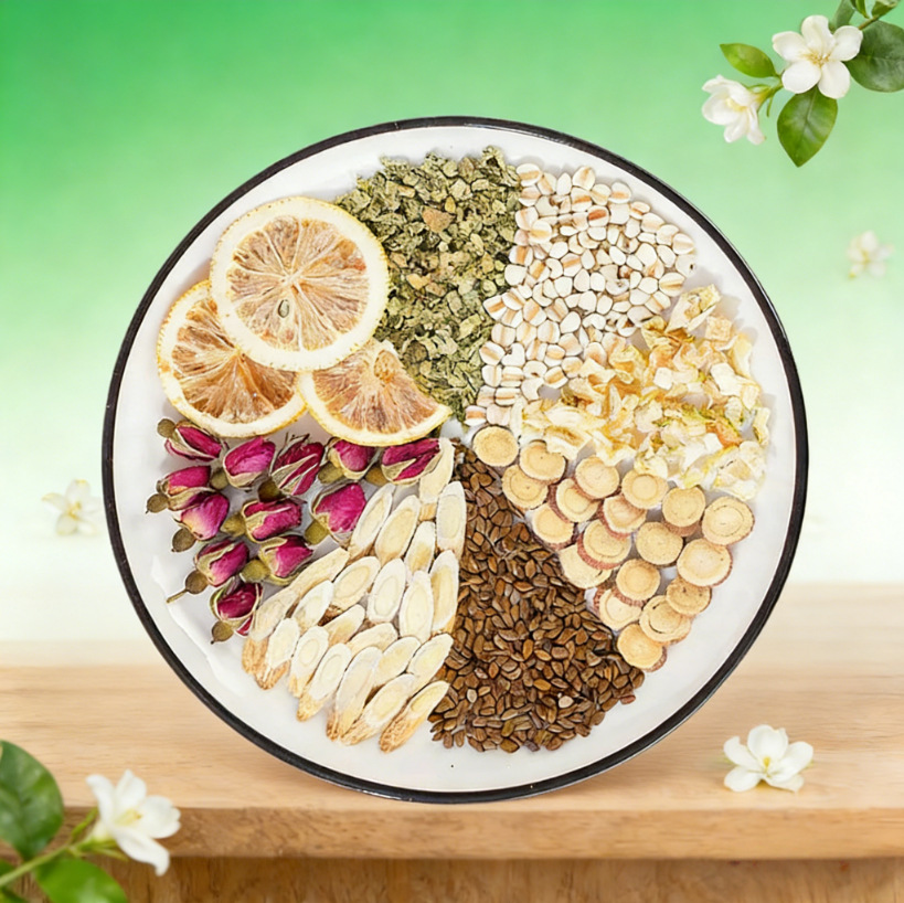 Lemon Lotus Leaf Rose Tea 15g x 15 Jars Herbal Flower Tea Blend for Daily Brewing specifications