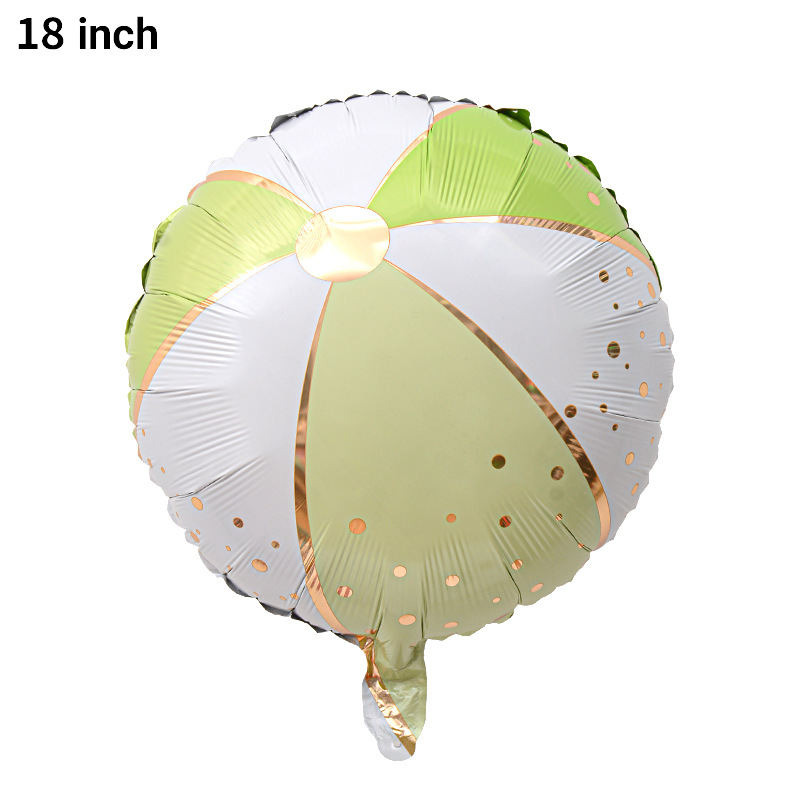 Nuevo balón de verano de playa Flamenco Balón de película de aluminio Decoración de boda Balón de aluminio