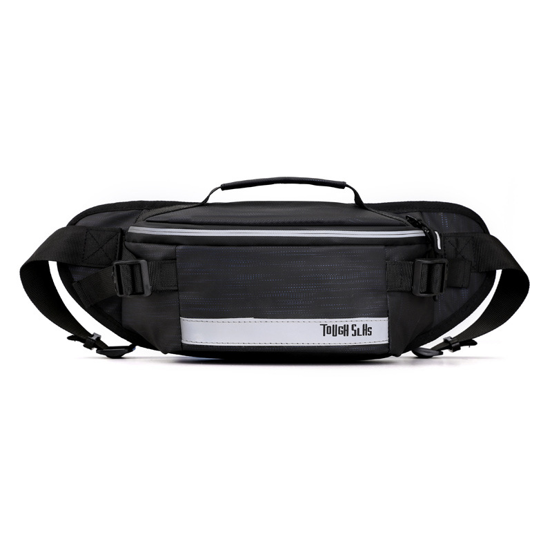 Nueva fábrica directa de los hombres bolsa de mensajero casual moda al aire libre bolsa de pecho deportes corriendo ceñida bolsa de cintura