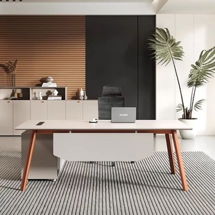 Desk Simple Modern Manager Office Furniture Table Single Computer Table Office Desk and Chair Supervisor Table