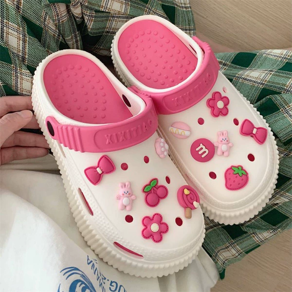 2913 Candy Rabbit White+Rose Red