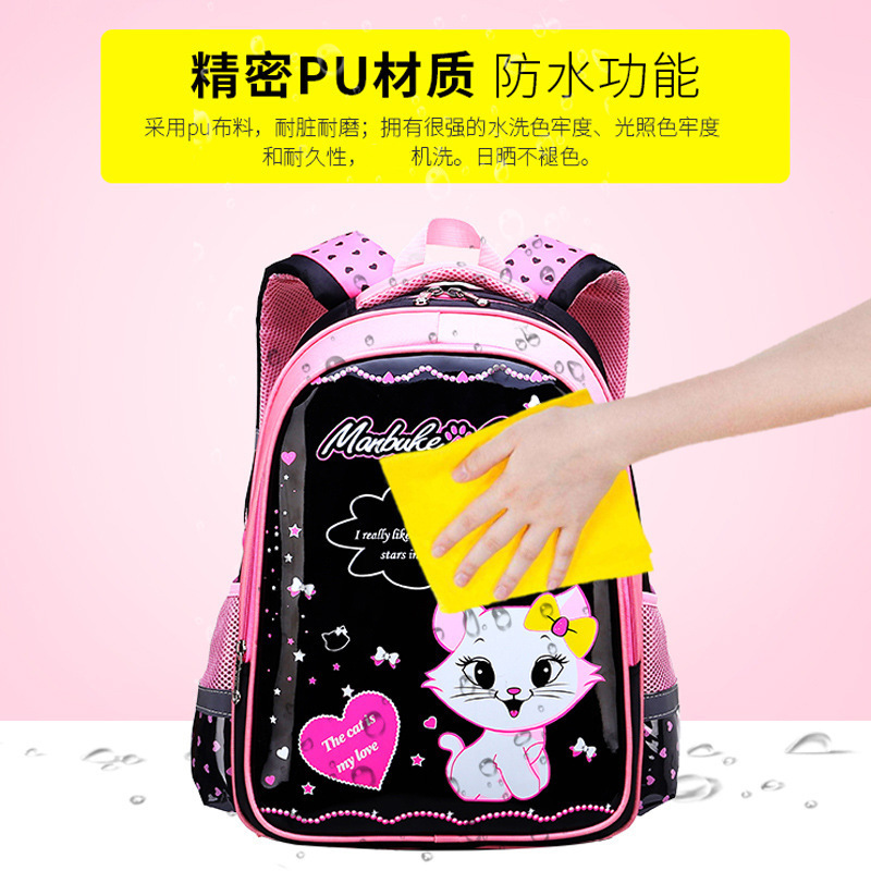 韓国版の子供用小学校バッグ 1-3-4-6 年生の女の子のランドセル 6-12 歳のかわいい女の子のバックパック|undefined