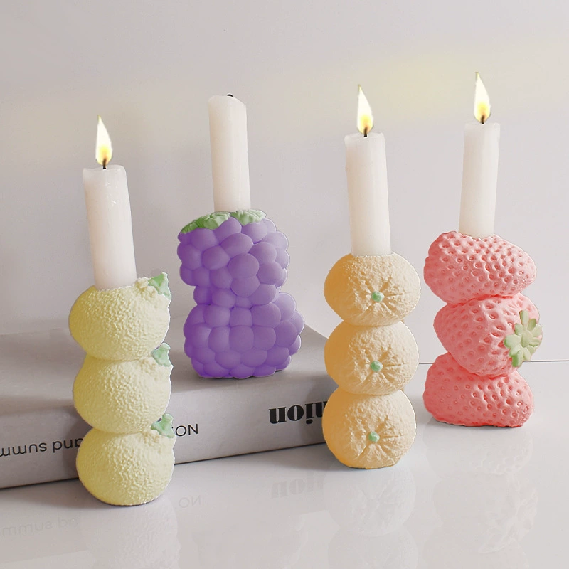 Башня, свеча, клубника, многоярусная силиконовая формочка