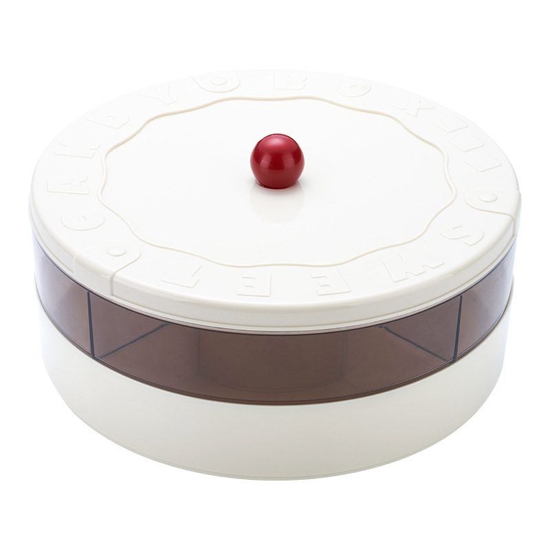 2026 nueva caja de dulces casera Año Nuevo refrigerios nueces platos sala de estar mesa de té multicapa fruta caja de fruta seca image 6
