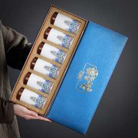 珐琅彩迷你茶叶罐礼盒 茶叶铝罐茶叶瓷罐陶瓷茶叶礼盒[厂家直批]