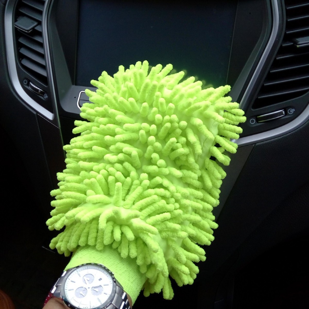 Guantes de lavado de automóviles impermeables para productos de limpieza de automóviles, toallas de limpieza de automóviles, limpieza de vidrio, tareas domésticas multifuncionales al por mayor image 9