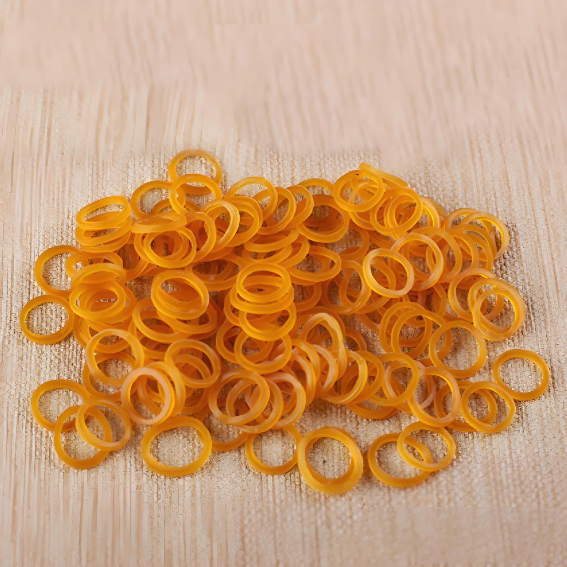 06黄色耐高温 袋装 橡皮筋橡胶圈橡皮圈牛皮筋现货批发强拉不断