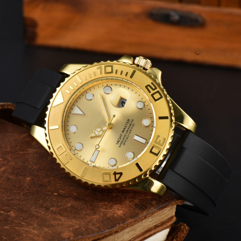 Brand New Luxury Series Tape Yacht Watch Alloy Quartz Men's Business Wristwatch Aliexpress Dunhuang Dropshipping