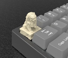 石狮子立体键帽 3D浮雕键帽 创意键帽 石像镇桌机械键盘通用