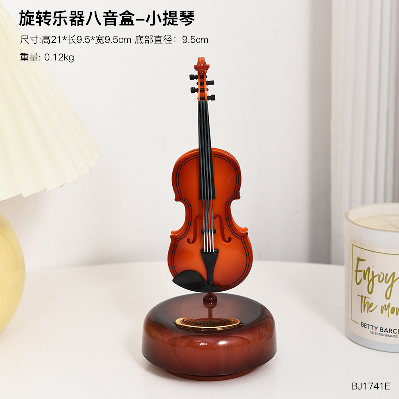 Navidad princesa bola de cristal copo de nieve caja de música caja de sonido de ocho niñas pequeños regalos de cumpleaños pequeños adornos