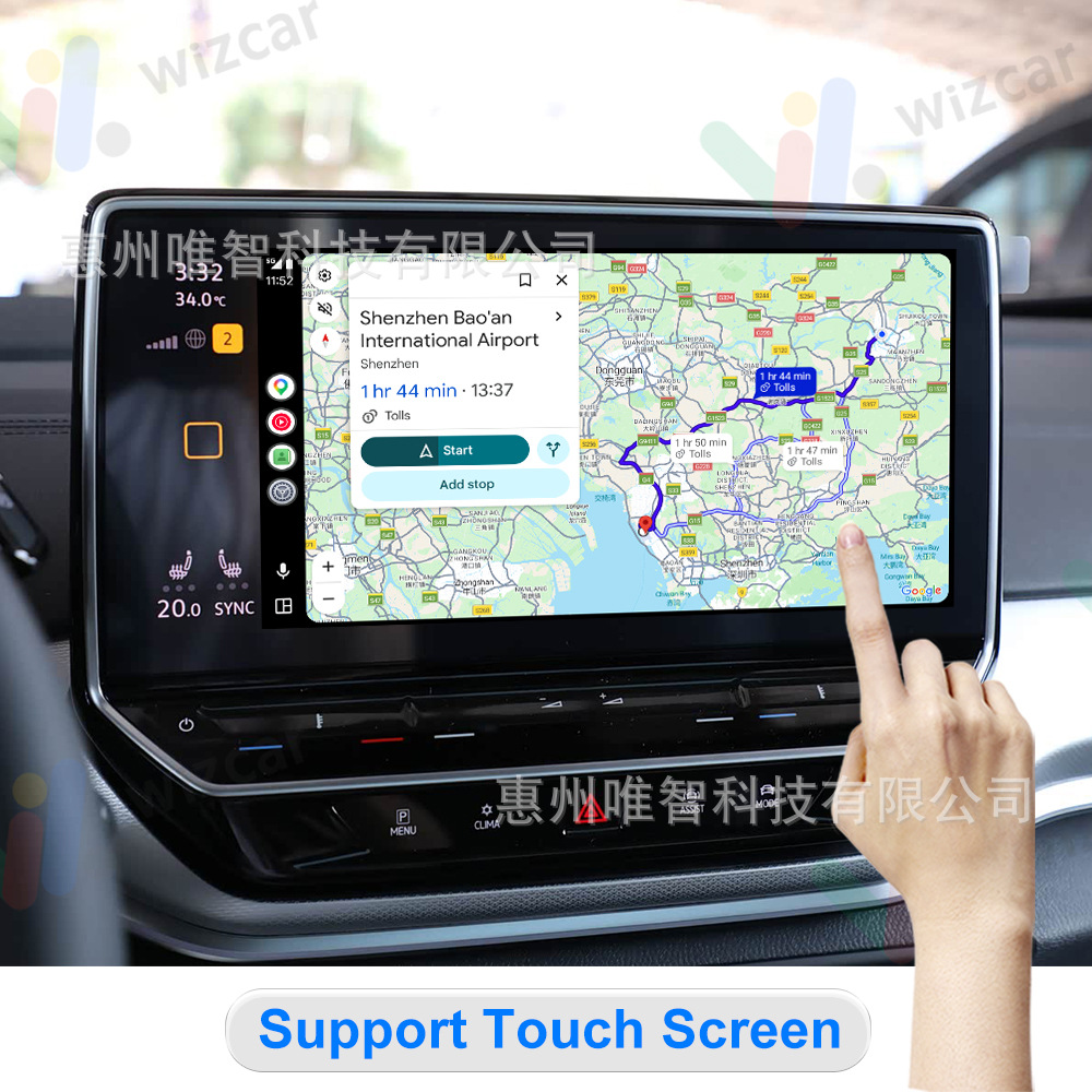 Volkswagen Id6 Id4 Wizcar M1 Google Waze Maps Spotify Music