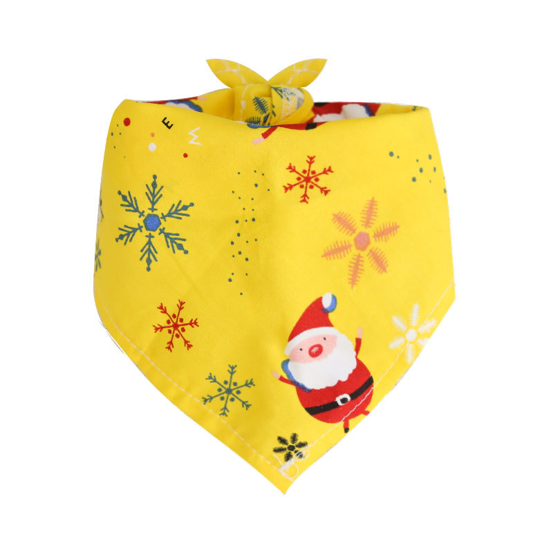 Pañuelo triangular navideño para perros y gatos, suministros para mascotas para perros pequeños, medianos y grandes, bufanda para gatos con decoración para perros para todas las estaciones.