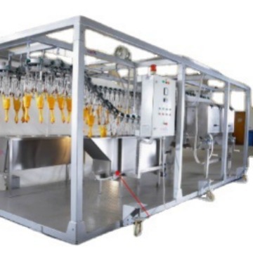 时产200-500只白条鸡组合一体式鸡屠宰设备 宰杀沥血浸烫脱毛掏脏