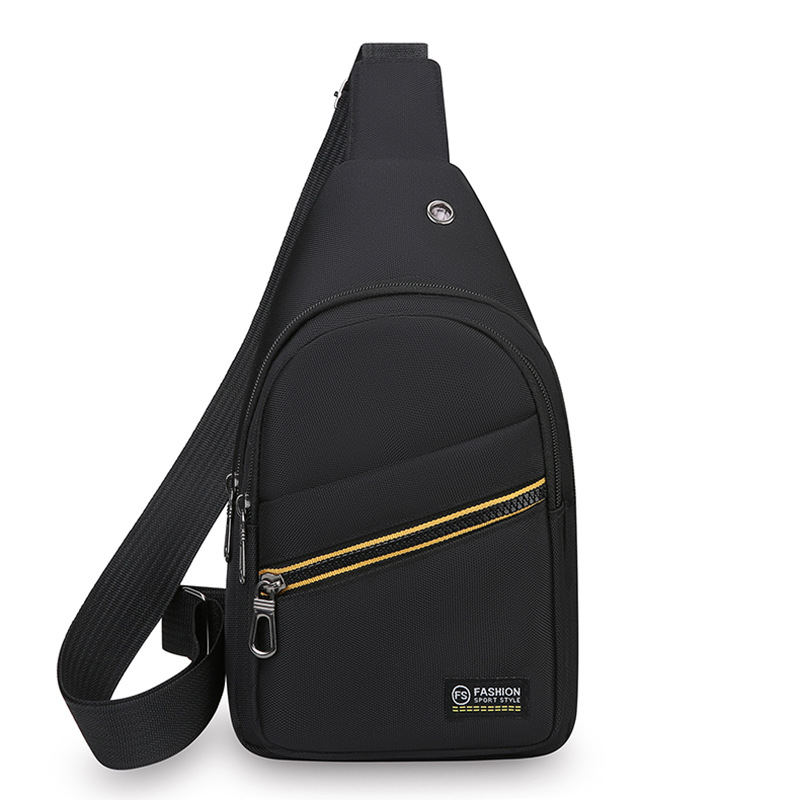 Bolso de mensajero casual ligero al aire libre nuevo bolso de hombro simple de tela Oxford para hombre bolso de pecho deportivo de ciclismo multifuncional