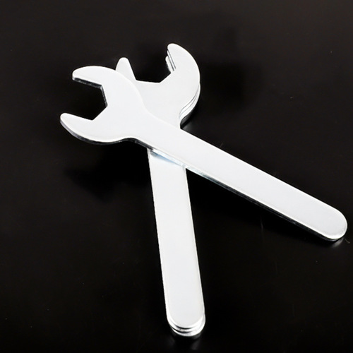 Manufacturer supplies single-end open-end wrench, stamped small wrench, cheap metal wrench, disposable single-end wrench