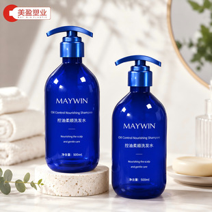 500ml�{ɫPETϴ�lˮƿ�� �{���^ �m��ϴ�o���b �̳����ø��ֵ��