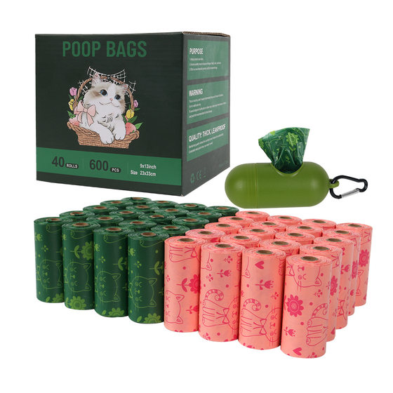 Amazon Cross-border New Degradable Pet Garbage Bag Dog Poop Bag Lemon Fragrance Poop Bag Dog Poop Bag