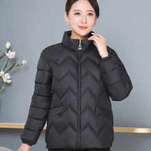秋冬处理棉袄女式中年妈妈大码加厚羽绒棉服短款外套洋气中老年