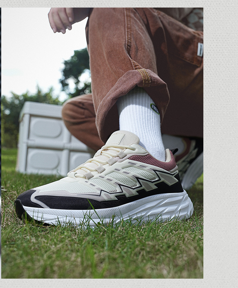 Autumn and winter casual sports shoes men's platform shoes trendy dad shoes breathable rebound running shoes men's shoes_voghion.com