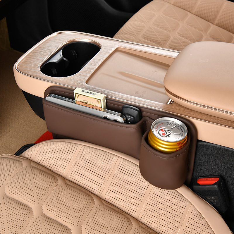 Car Seat Gap Storage Box, Car Gap Storage Box, Leather Storage Box, Multifunctional Storage Bag, Storage Box