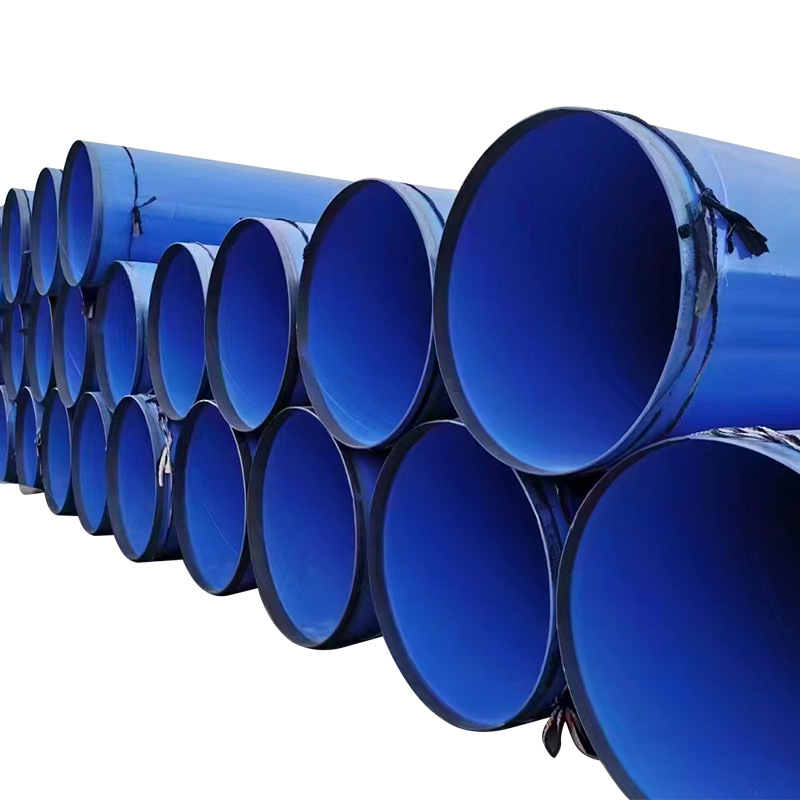 Tubo de acero recubierto de plástico interno y externo tubo de acero compuesto de alimentación de agua recubierto de plástico tipo clip bimetálico