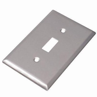 （美式单联）拨动开关  不锈钢/不锈铁 拉丝/镜面面板