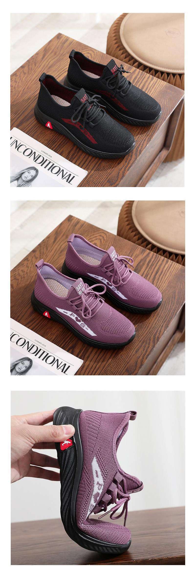 Highly Stylish Spring-summer Trendy Women's Soft-soled Sneakers, Ultra-lightweight, Suitable Square Dancing, Service_voghion.com