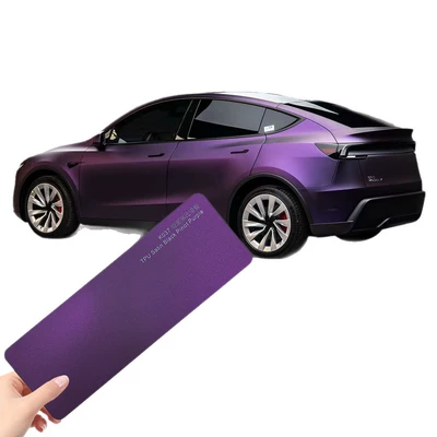 Satin Black Pinot Purple Tpu: Auto Color Change Film