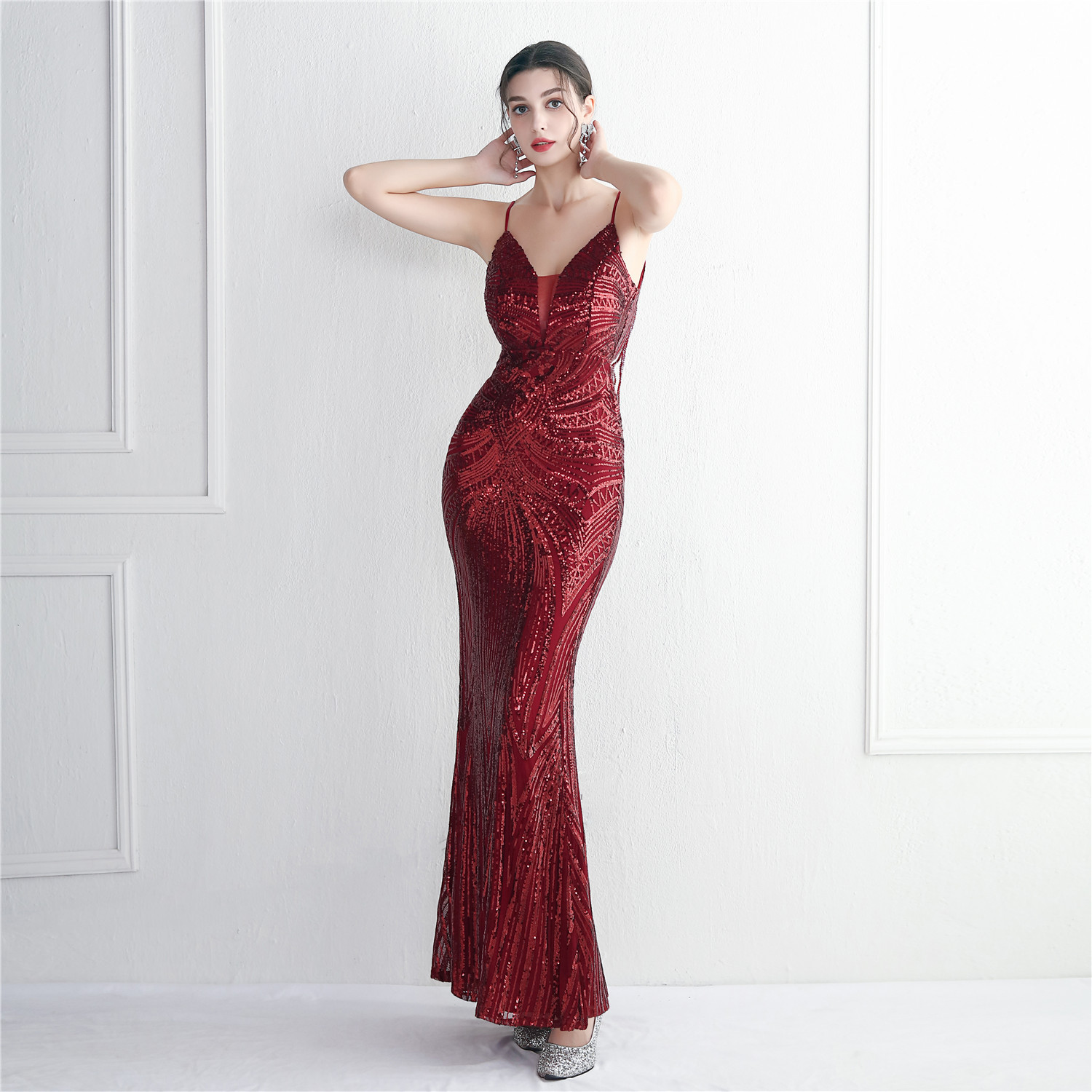 D9403 1900K ÁO HAI DÂY NỮ YIEOUBA DÁNG ÔM BODY GỢI CẢM SEXY HỌA TIẾT HOA HAI DÂY HỞ VAI THỜI TRANG NỮ G05 SẢN PHẨM MỚI