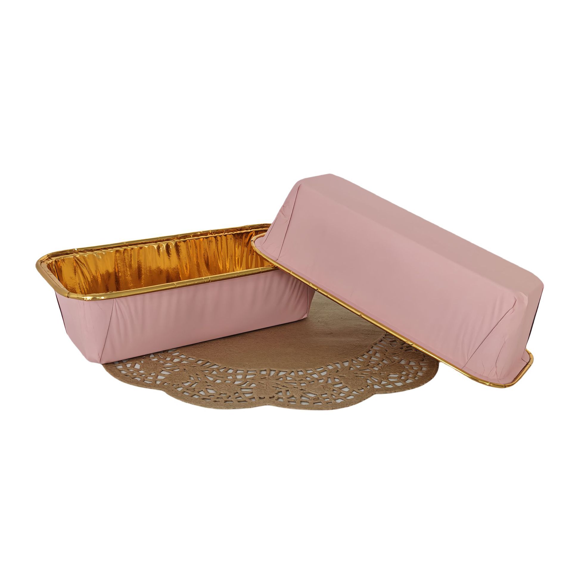 100pcs pastel transfronterizo repositorio de papel rectangular resistente a altas temperaturas a prueba de aceite grueso para hornear tazas de papel desechables pan
